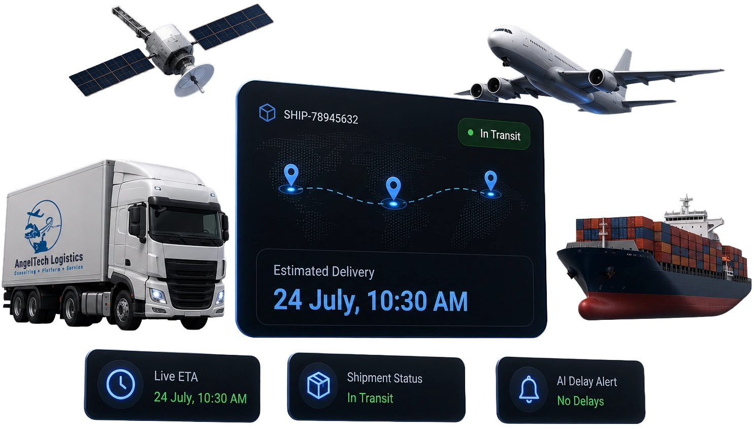 AI-Powered Shipment Tracking Software with real-time logistics visibility